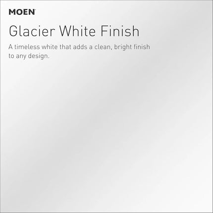 Banc de transfert réglable antidérapant Moen, blanc glacier (DN7105)