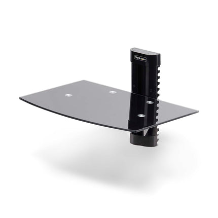 StarTech Floating Wall-Mounted AV Shelf, Tempered 