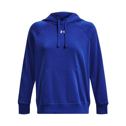 Under Armour Women's Rival Fleece Full Zip Hoodie Zip Sweatshirt, (400) Royal/White, M