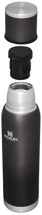 Stanley Adventure To Go Gobelet de voyage isotherme - 1,4 L - Bouteille isotherme en acier inoxydable étanche avec couvercle à gobelet isotherme et bouchon anti-éclaboussures