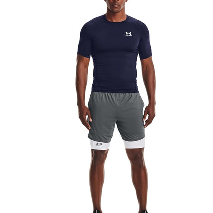 Under Armour Mens UA HG Armour Comp SS, short-sleeved sports t-shirt for men, comfortable and lightweight gym clothes for workouts
