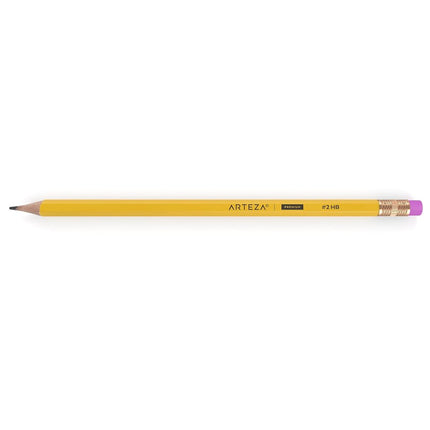 Crayons HB ARTEZA n° 2, lot de 48 crayons graphite pré-taillés avec corps en bois, en vrac, fournitures de bureau et scolaires pour examens, salles de classe, étudiants