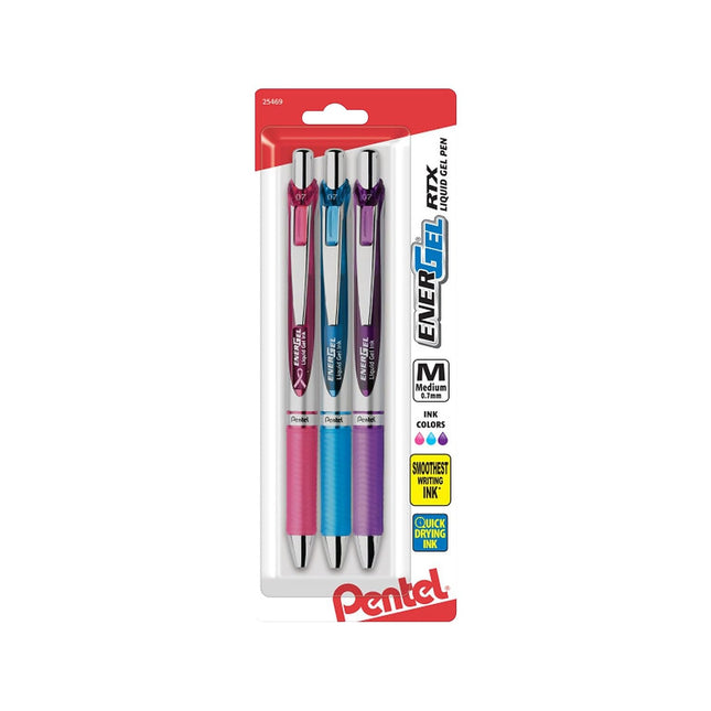 EnerGel RTX Retractable Liquid Gel Pen Medium Line