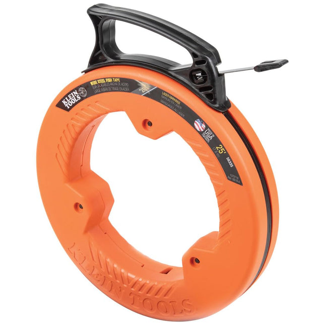 Klein Tools 56335 Flat Steel Electrical Fish Tape,