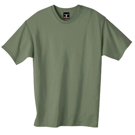 Hanes Beefy-T Men`s Short-Sleeve T-Shirt - Best-Seller, 5180, S, Fatigue Green