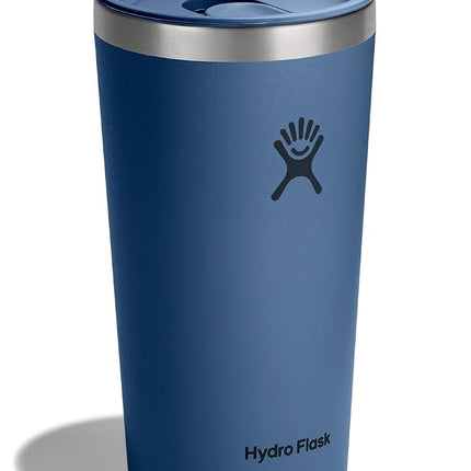 Hydro Flask All Around Tumbler Press-in Lid, Insulated Travel Mug, Stainless Steel Coffee Cup 20 Oz Harbor Blue