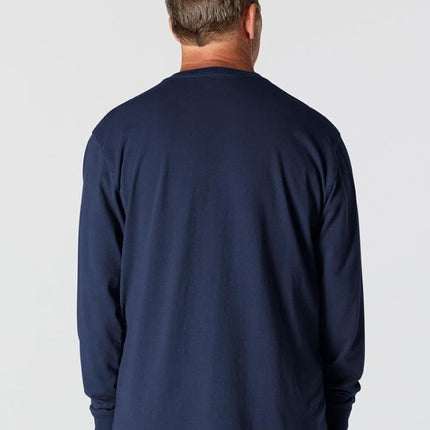 Carhartt Men's Carhartt Men's Workwear Pocket L/S Tee (3xl/4xl), Navy, 3x-large T Shirt, Navy, 3XL UK