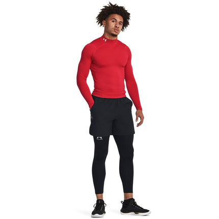 Ua Mens Ua Cg Armour Comp Mock Red / / White Lg
