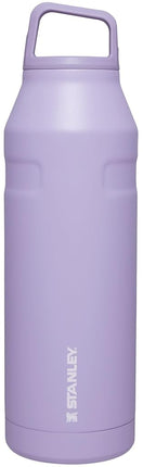 STANLEY IceFlow Cap and Carry Water Bottle 50 oz | Wide Mouth Twist Lid | Lightweight and Leakproof for Travel and Sports | Insulated Stainless Steel | BPA-Free | Lavender