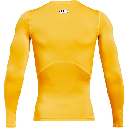 Under Armour Men's Standard HeatGear Compression Long-Sleeve T-Shirt, (790) Taxi / / Black, 3X-Large