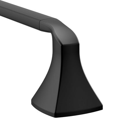 Moen YB5124BL Voss Towel Bar, Matte Black