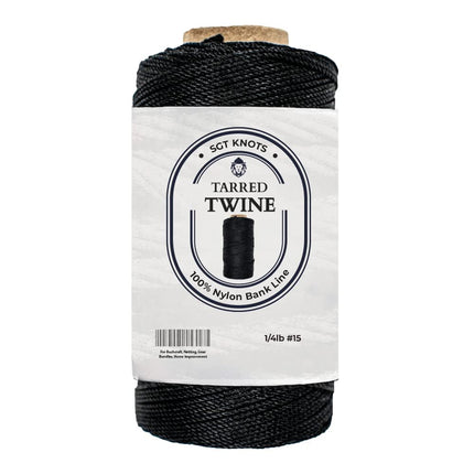 SGT KNOTS Tarred Twine Cord for Bushcraft, Nylon B