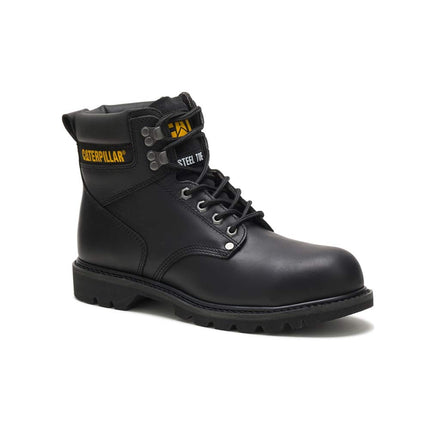 Caterpillar Men's 2nd Shift 6" Steel Toe Boot,Black,8.5 M US