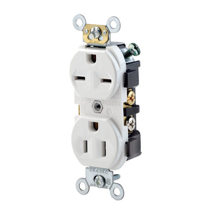 Leviton 5031-W 15 Amp, 125/250 Volt, Narrow Body D