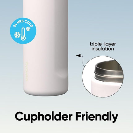 Owala FreeSip Insulated Stainless Steel Water Bottle, 710ml, Iced Breeze