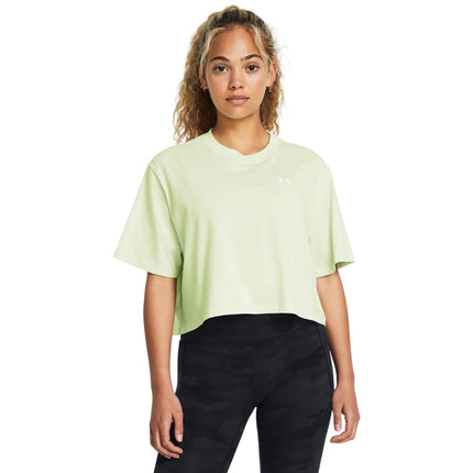 Under Armour Women's Boxy Crop Logo Short Sleeve T