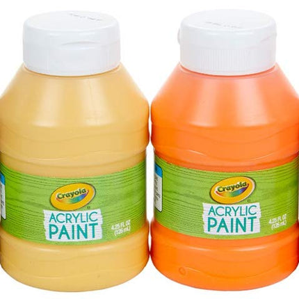 Juego de pinturas Crayola en colores atardecer, pinturas artesanales multisuperficie, suministros de pintura, 4 unidades 20-2007
