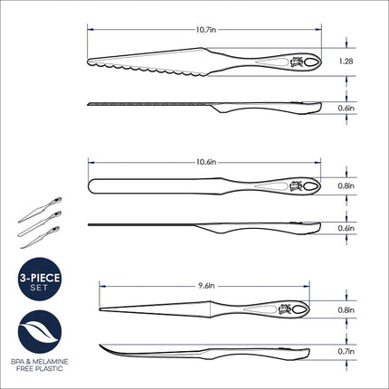 Kit de herramientas para acabar Bundt Nordic Ware