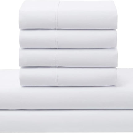 Sweet Home Collection Ultra Soft Down Alternative Set & Luxurious Bed Sheets, Polyester, Buffalo Plaid Black/Gray, Twin