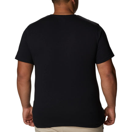 Columbia Camiseta de manga corta Thistletown Hills para hombre, Negro, 6X