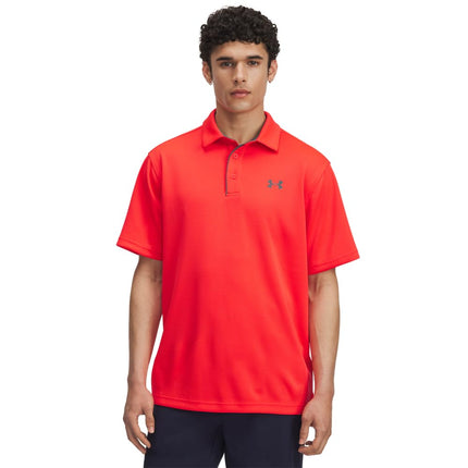 Under Armour Men's Tech Polo Shirt Racer Red/Pitch
