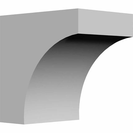 Ekena BKT07X07X05ST W x 4 1/2" D x 7 1/4" H Stockport Bracket, Primed, 7.5 x 5.5 x 7.5