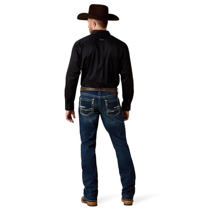 ARIAT Men's M4 Low Rise Boot Cut Jeans, Adkins Turnout, Small