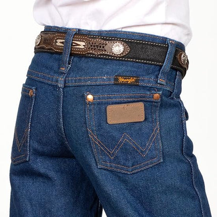 Wrangler Boys 13Mwz Cowboy Cut Original Fit Jeans, Índigo Pre-lavado, 3