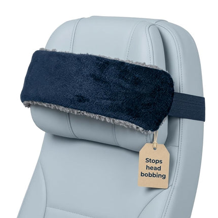 SeatSleeper The Travel Pillow Alternative That Stops Head Bobbing – Airplane Head Straps and Car Head Support Band Great on Travel Upright – Super Comfy Head & Neck Support – Small & Compact