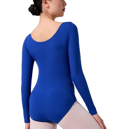 Capezio Women's Long Sleeve Leotard,Royal,Small