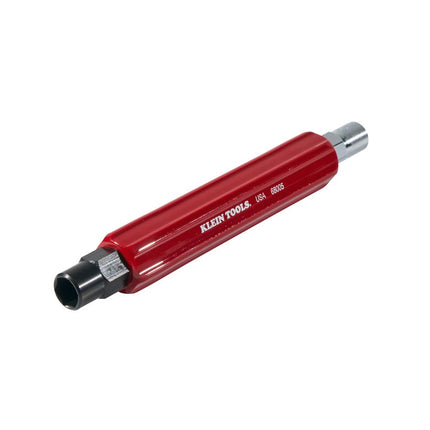 KLEIN TOOLS 68005 Wrench, Made in USA, High Impact Can Wrench with 7/16-Inch and 3/8-Inch Hex Sockets for Telecom