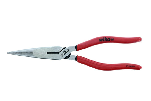 Wiha 32621 Long Nose Pliers With Cutters, 8-Inch