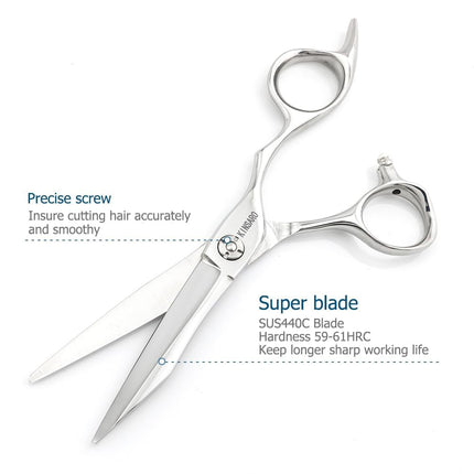 Kinsaro Barber Scissors Hair Scissors Hair Shears Professional Haircut Scissors 6 Inch Japan 440c Shears