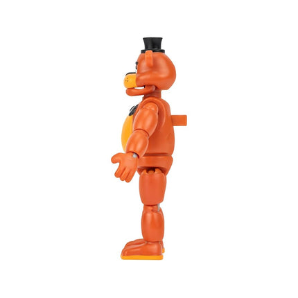 Five Nights at Freddys Classic Freddy - 5-Inch Articulated Figure with Jumpscare Feature and Glow-In-The-Dark Eyes