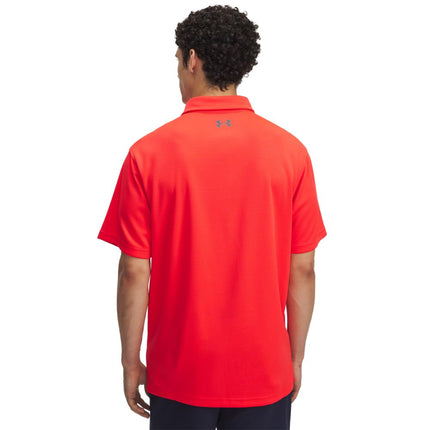 Under Armour Men's Tech Polo Shirt Racer Red/Pitch Gray S S