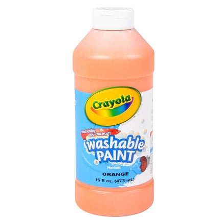 Washable Paint, Orange, 16 oz