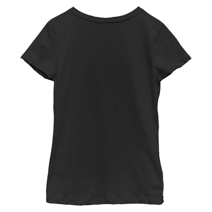 Camiseta de manga corta Disney Strange World Adventurer Bars para niñas, negra, extrachica