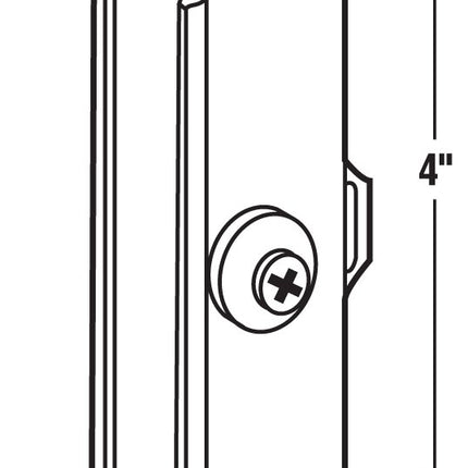 Prime-Line Products F 2500 Sliding Window Adjustable Self Latch and Pull, Aluminum