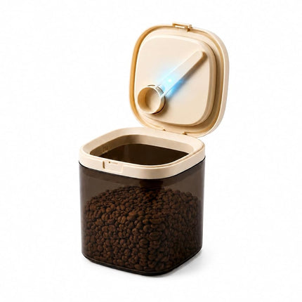 Airtight Food Storage Container with Magnetic Scoo