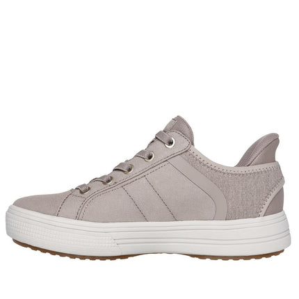 Skechers Women's Arch Fit Arcade Forever Cozy Sneaker, taupe, 39.5 EU