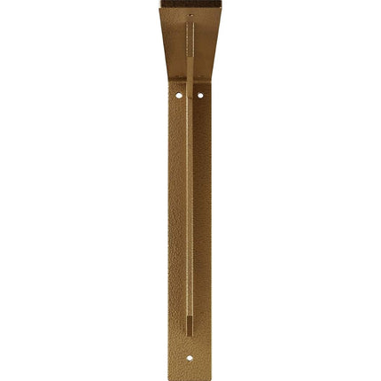 2"W x 14"D x 14"H Stockport Steel Bracket, Hammered Gold