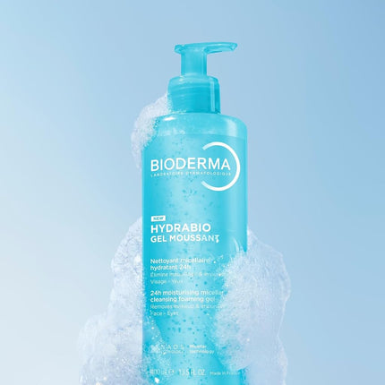 BIODERMA Hydrabio Gel Moussant Micellar Cleansing Gel Face Wash 400ml