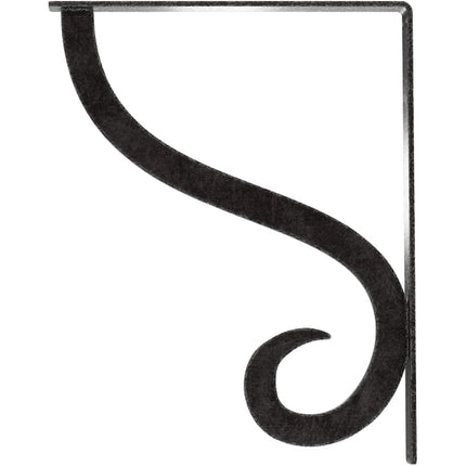 Ekena Millwork BKTM01X12X15SASAPW Metal Bracket, 1 1/2" W x 12" D x 15" H, Antiqued Pewter