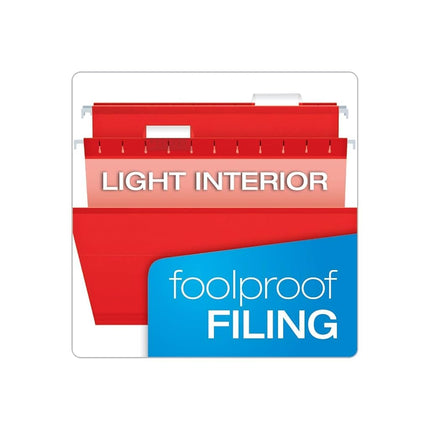 Pendaflex Bright Colors 1/5-Tab Hanging Folder, 25 Pack 4152 1/5 ASST