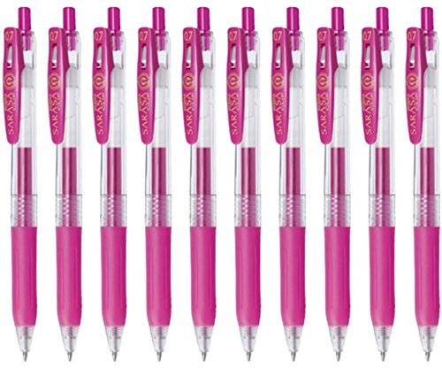 Zebra Sarasa Clip 0.7 Retractable Gel Ink Pen, Rub
