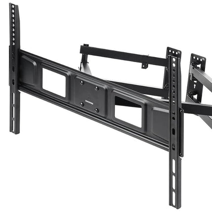 Monoprice Corner Friendly Full-Motion Articulating TV Wall Mount Bracket for TVs 32in to 70in, Max Weight 99lbs, VESA Patterns Up to 600x400, Fits Curved Screens - Cornerstone Series
