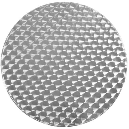 BTEXPERT Mesa redonda de aluminio para interiores y exteriores de 23.75", de altura de barra de restaurante de 45", muebles de patio de acero inoxidable plateado con base de 25.75", tablero abatible - Juego de 2