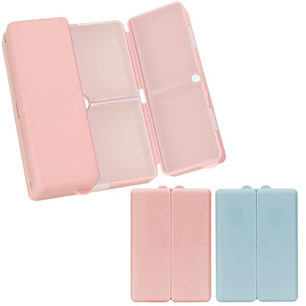 FYY Daily Pill Organizer,2PCS 7 Compartments Porta