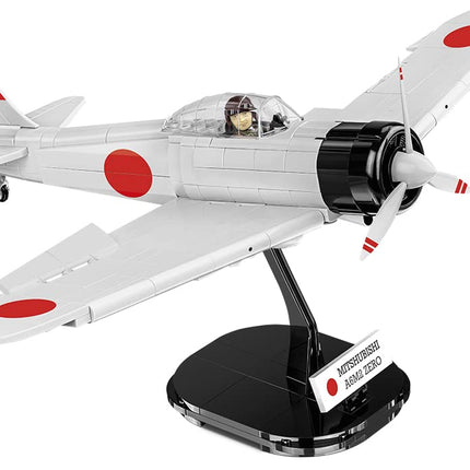 Cobi 1:32 Scale Historical Collection World War II Mitsubishi A6M2 Zero-Sen Fighter Plane 347-Pieces Building Block Kit