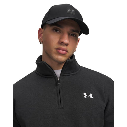 Under Armour Men's Iso-chill ArmourVent Stretch Fit Hat, (001) Black / / Castlerock, L-XL